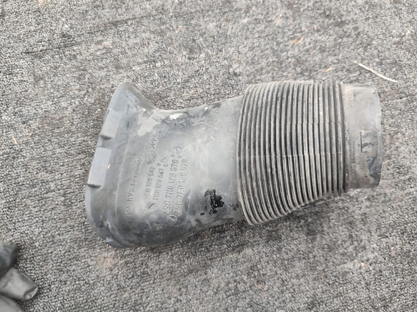 rohr dolot Schlauch luft VOLKSWAGEN T5 7H0129647B
