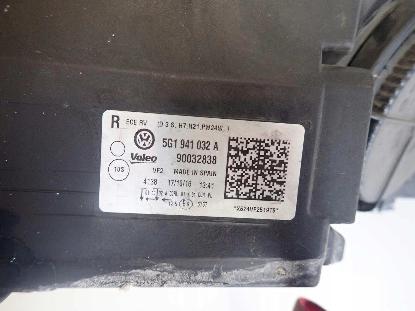 light front front right VW GOLF VII GTI 2012- BI-XENON 5G1941032A