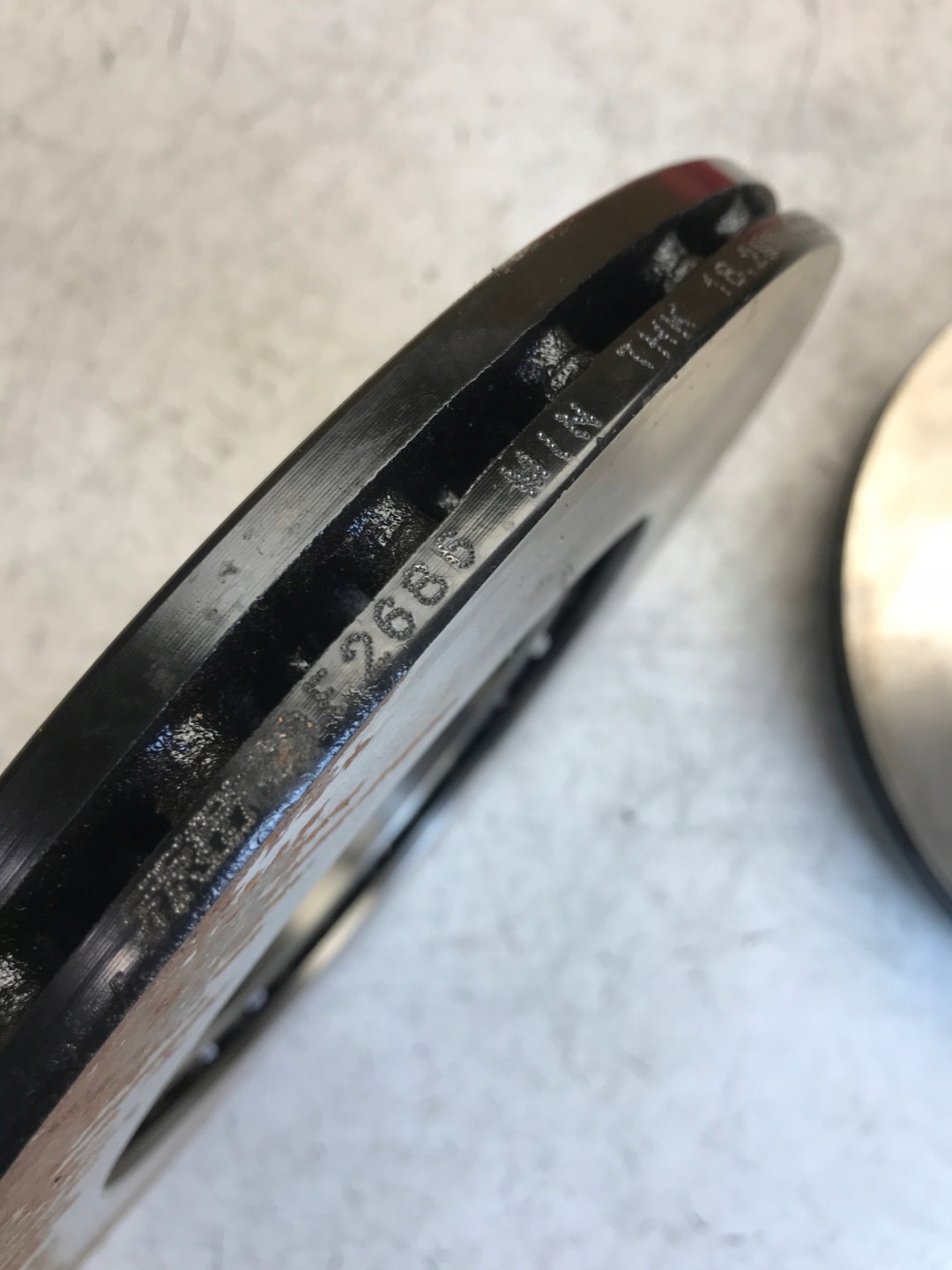discs brake front TRW DF2686 KOMPLET 2 SZT