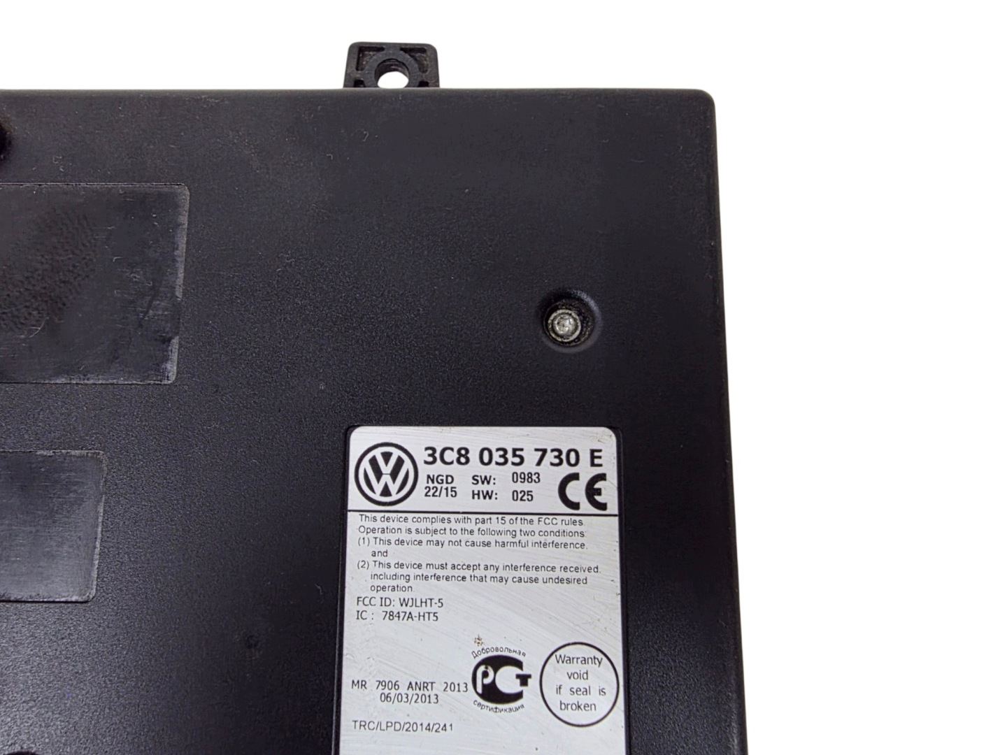 VW SKODA SEAT module BLUETOOTH original. 3C8035730E