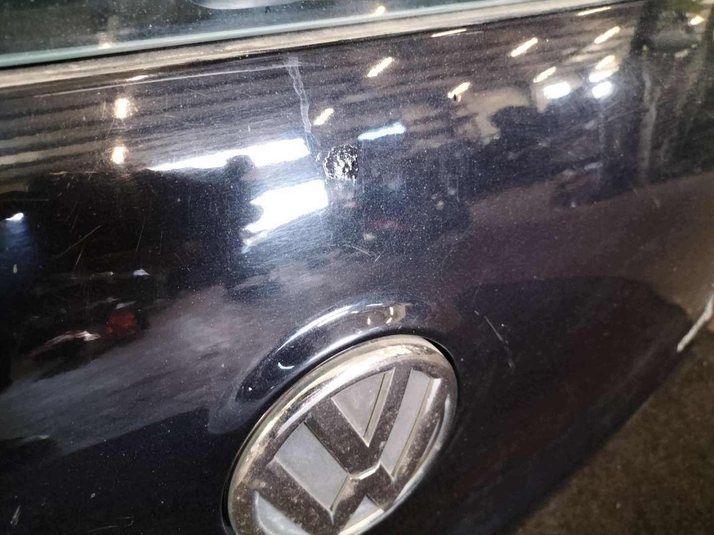complete rear part VOLKSWAGEN GOLF VI HB 5D LC9X trunk door boot bumper light