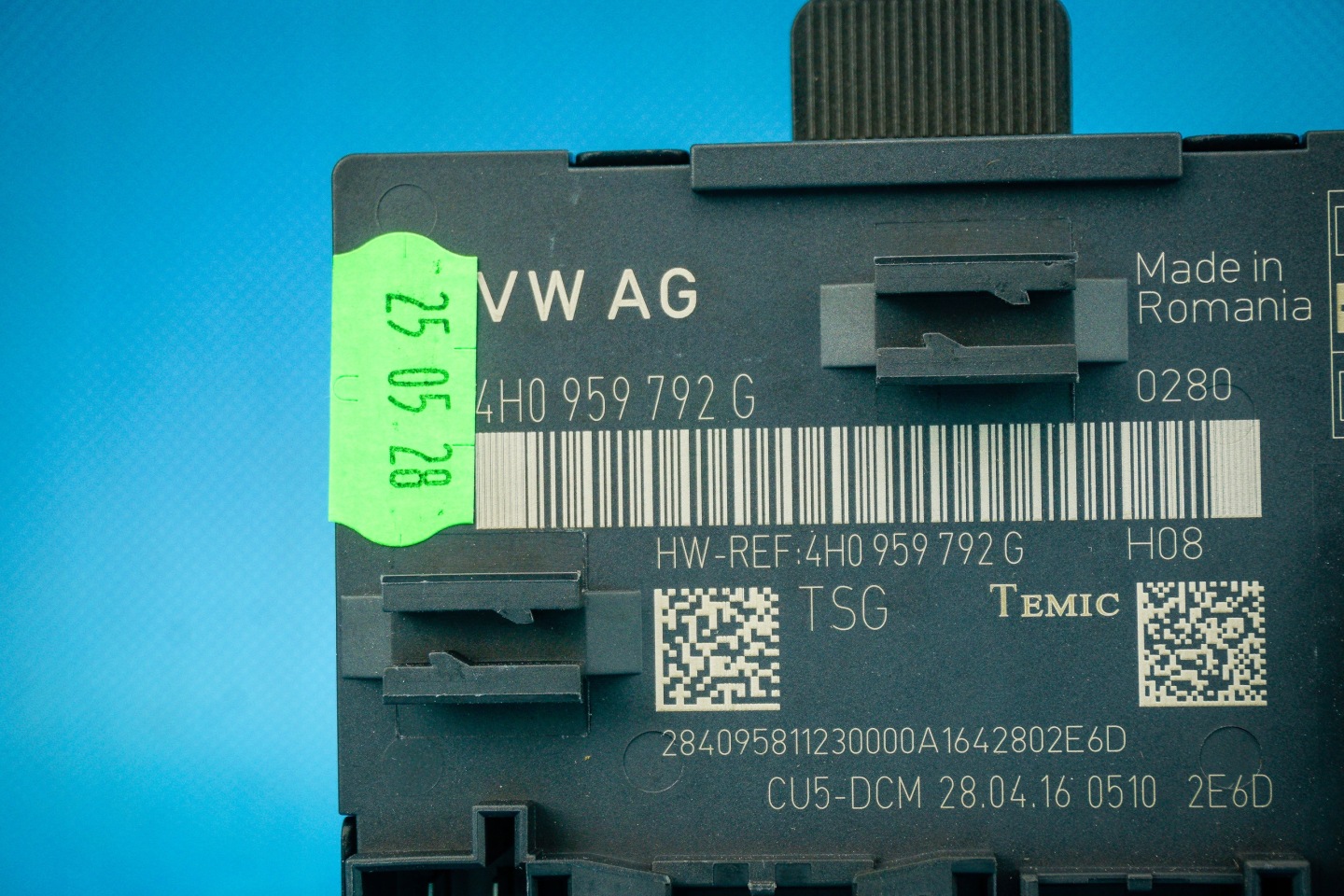 control unit door front right Audi A8 S8 4H 4H0959792G dociag