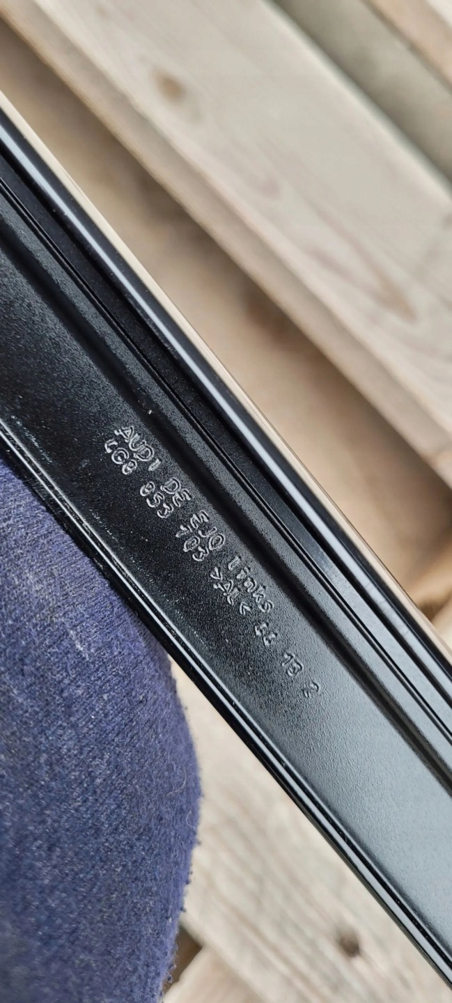 S7 4G A7 moulding roof left black SLINE 4G8853703AL