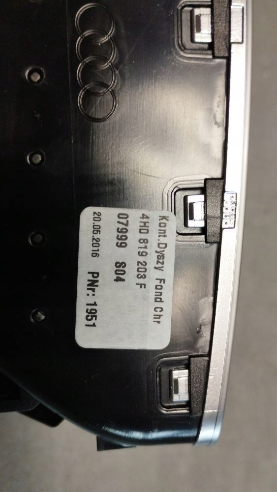 Audi A8 D4 4H grid air conditioning devices 4H0819203F