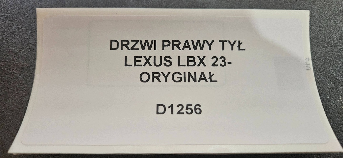 tür rechts heck LEXUS LBX 23- original