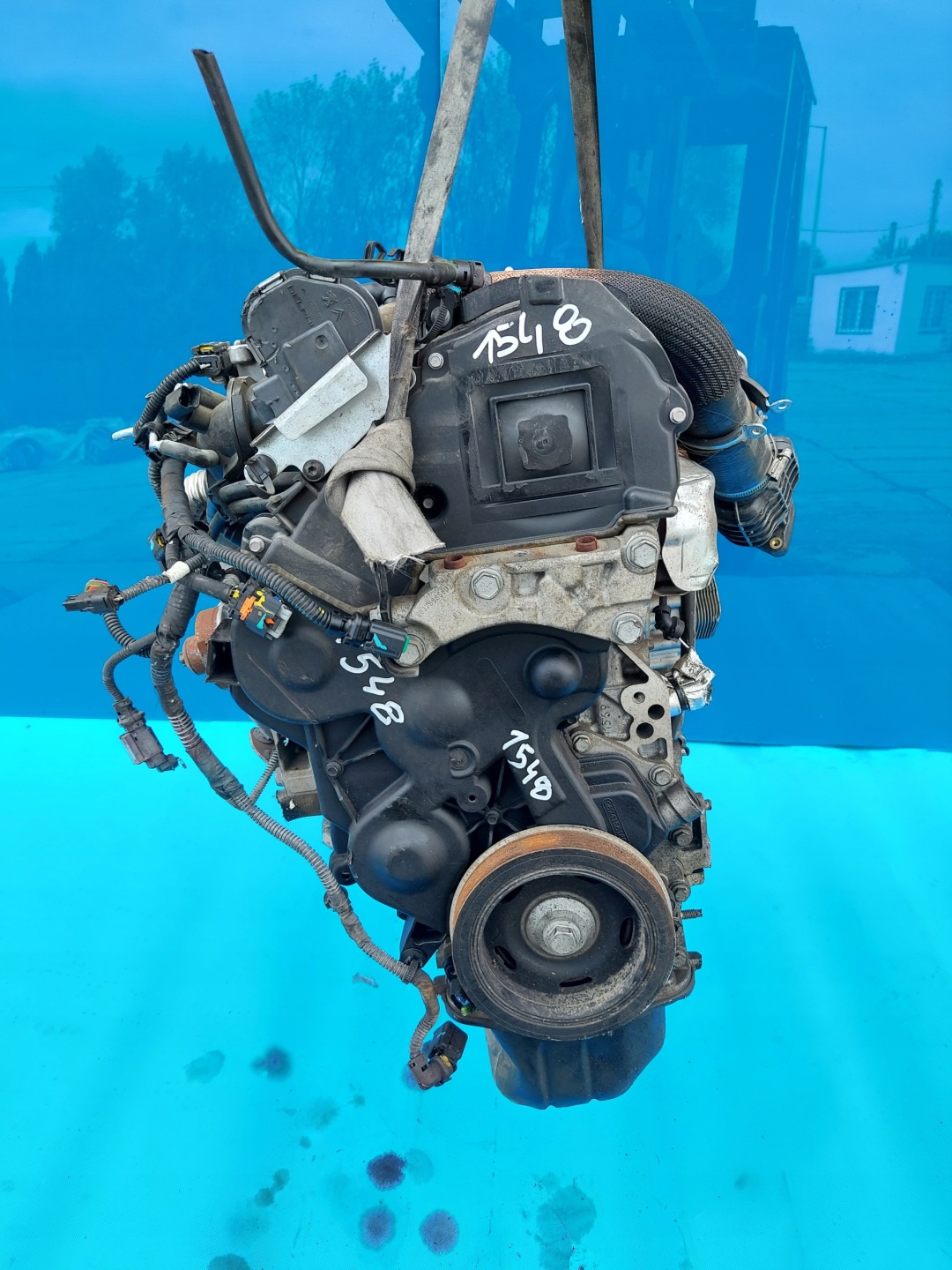 engine PEUGEOT 208 1.4 HDI 8H01 154.345km