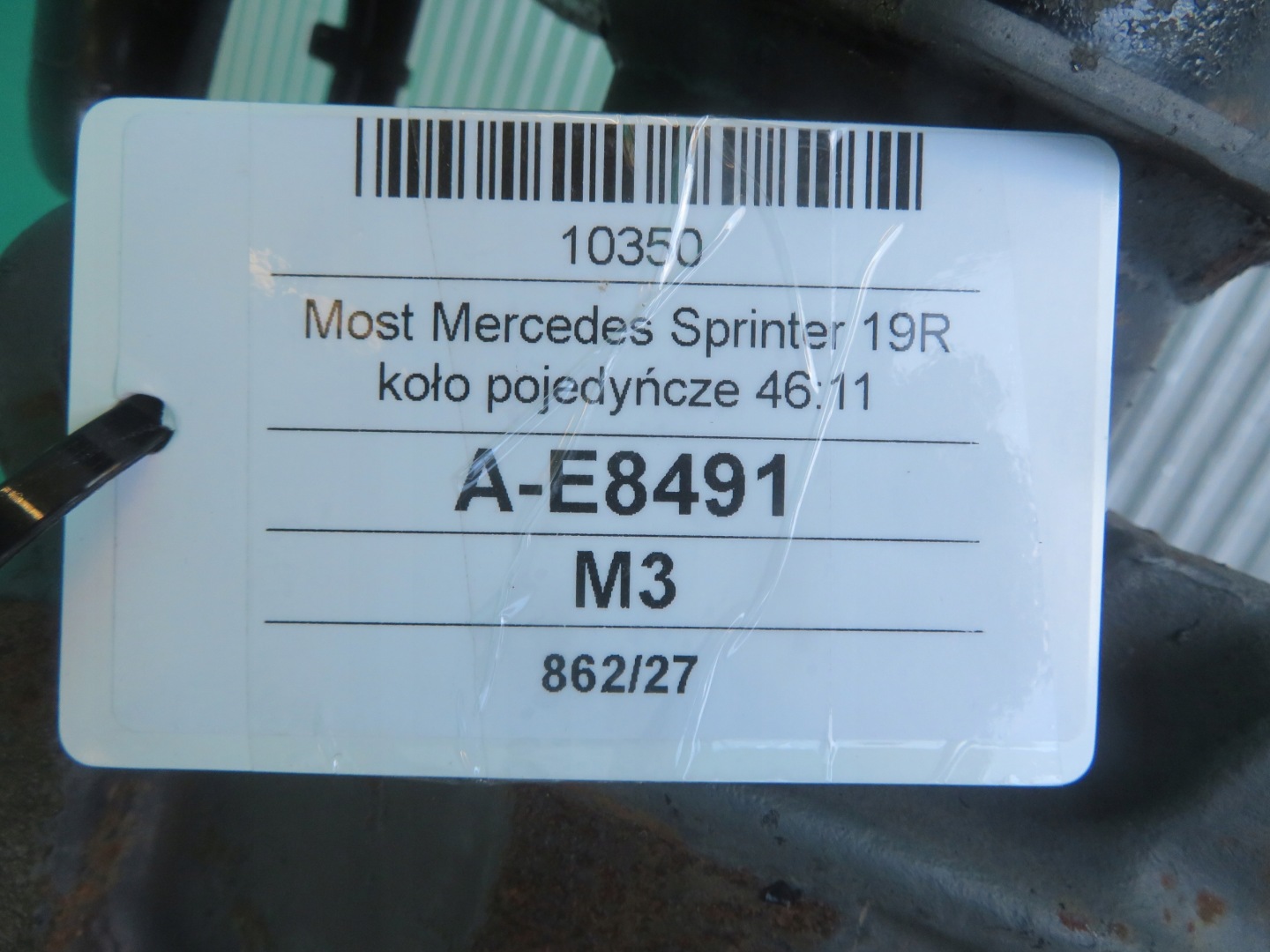 MERCEDES SPRINTER W907 19R differential diff 46:11