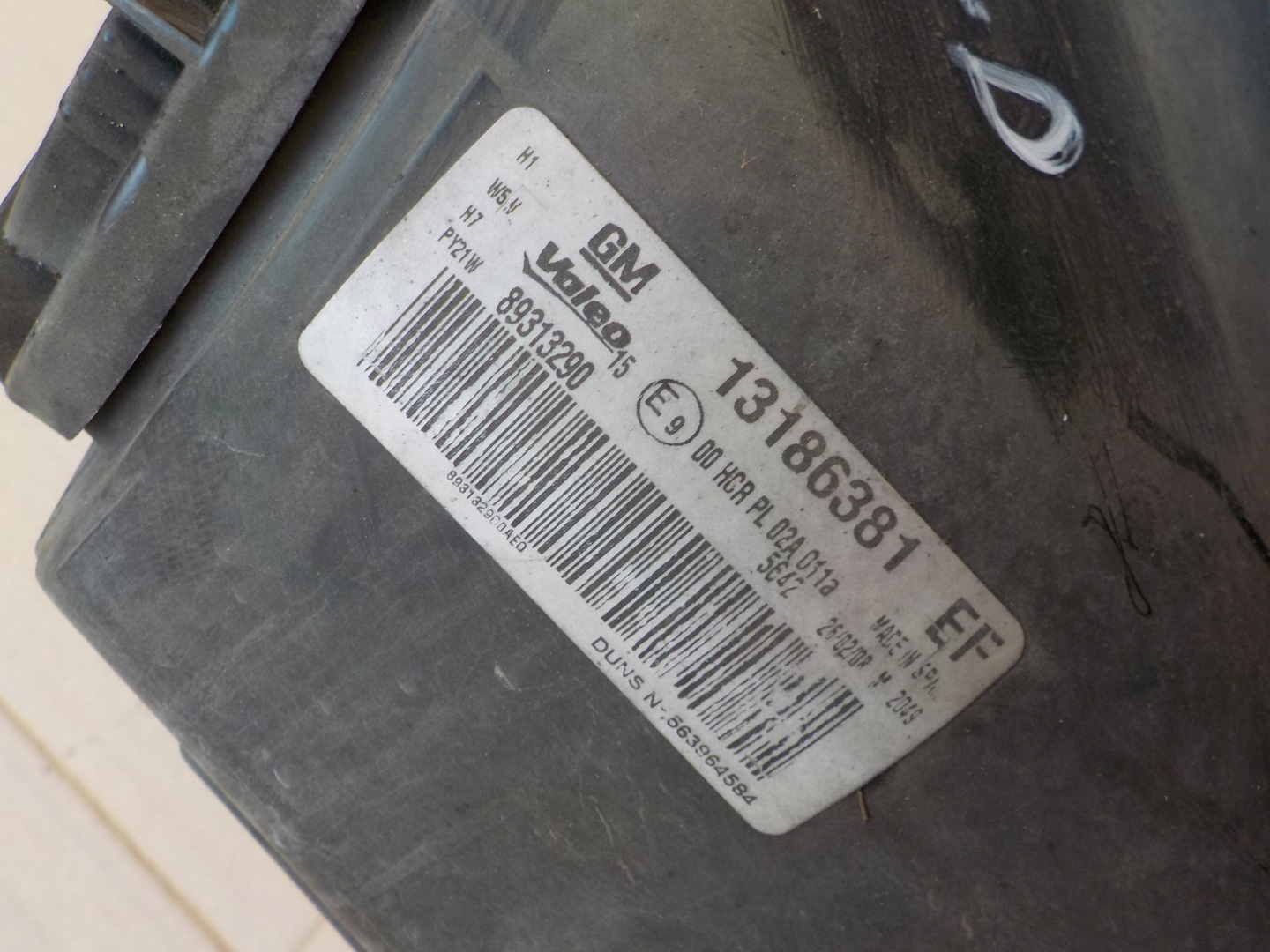 light left front opel corsa D 2008r EUROPA 13186381