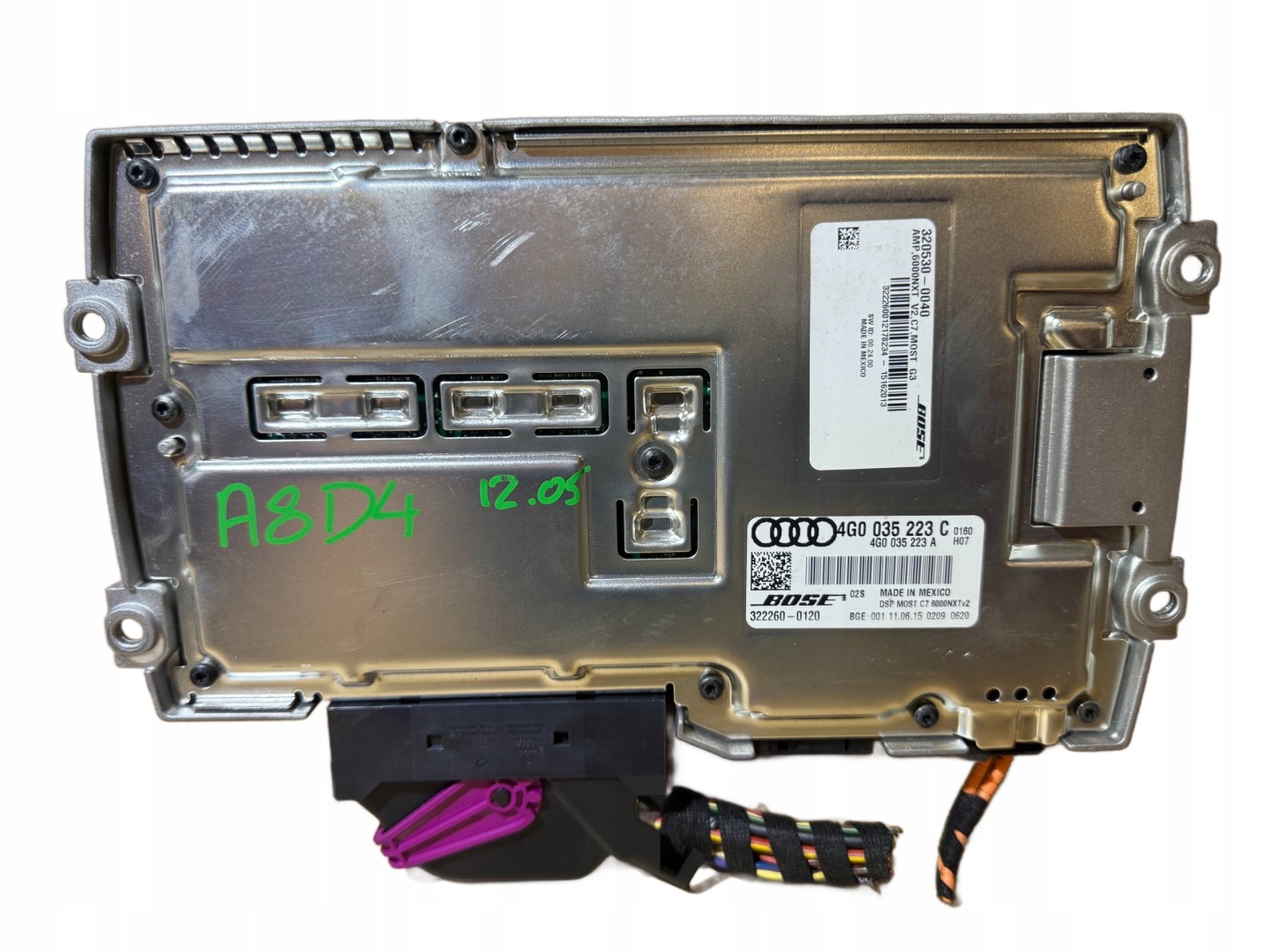 AUDI A8 D4 zesilovač RADIA BOSE 4G0035223C