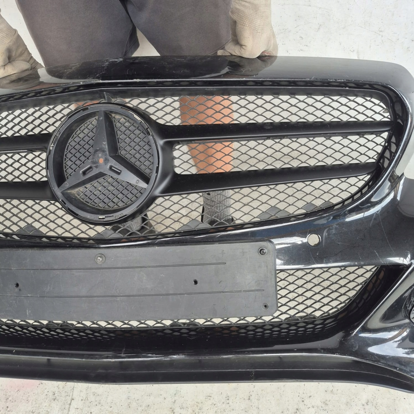 MERCEDES C-KLASA W205 14-> bumper front front PDC