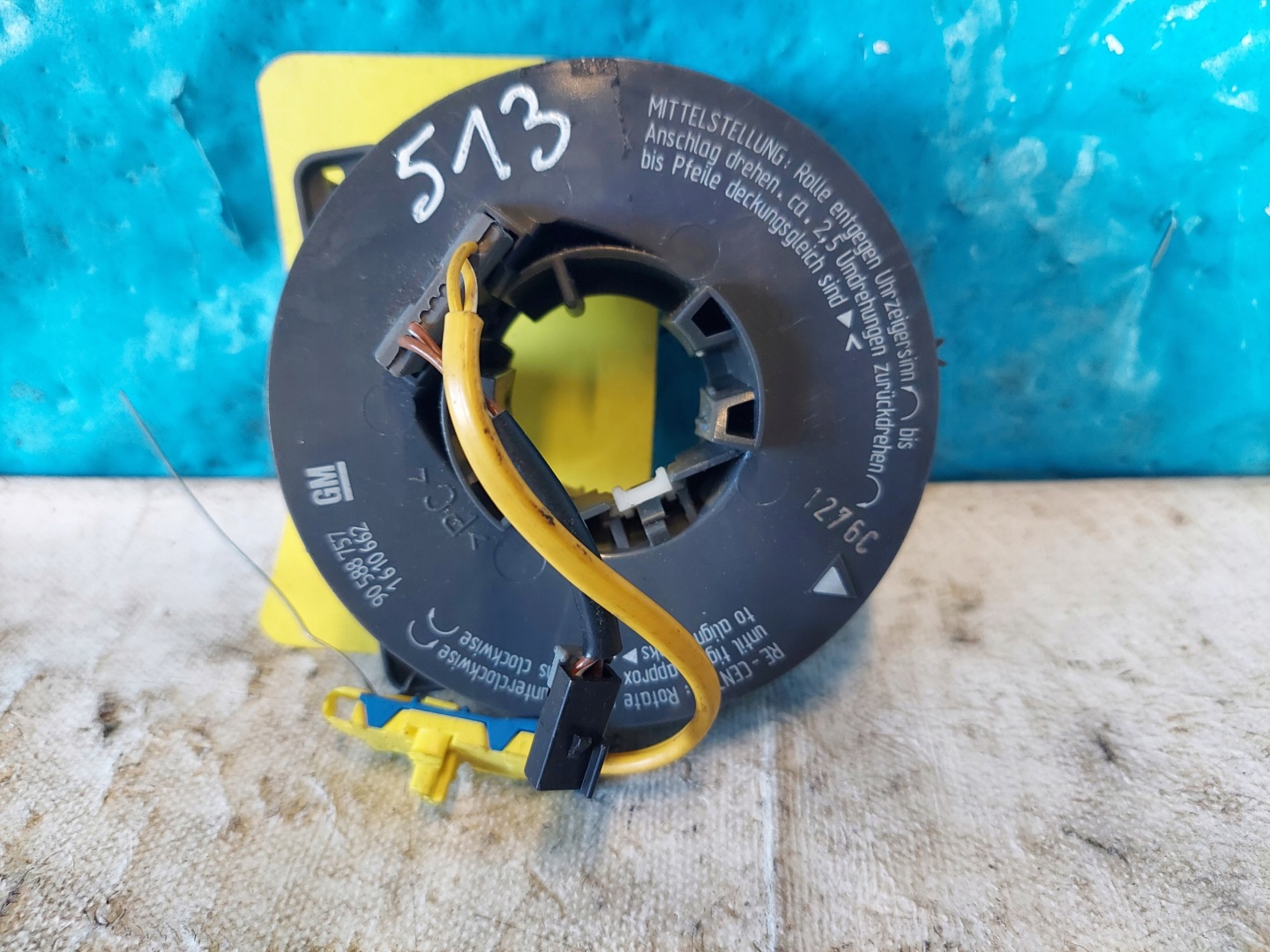 ring airbag OPEL AGILA 1610662