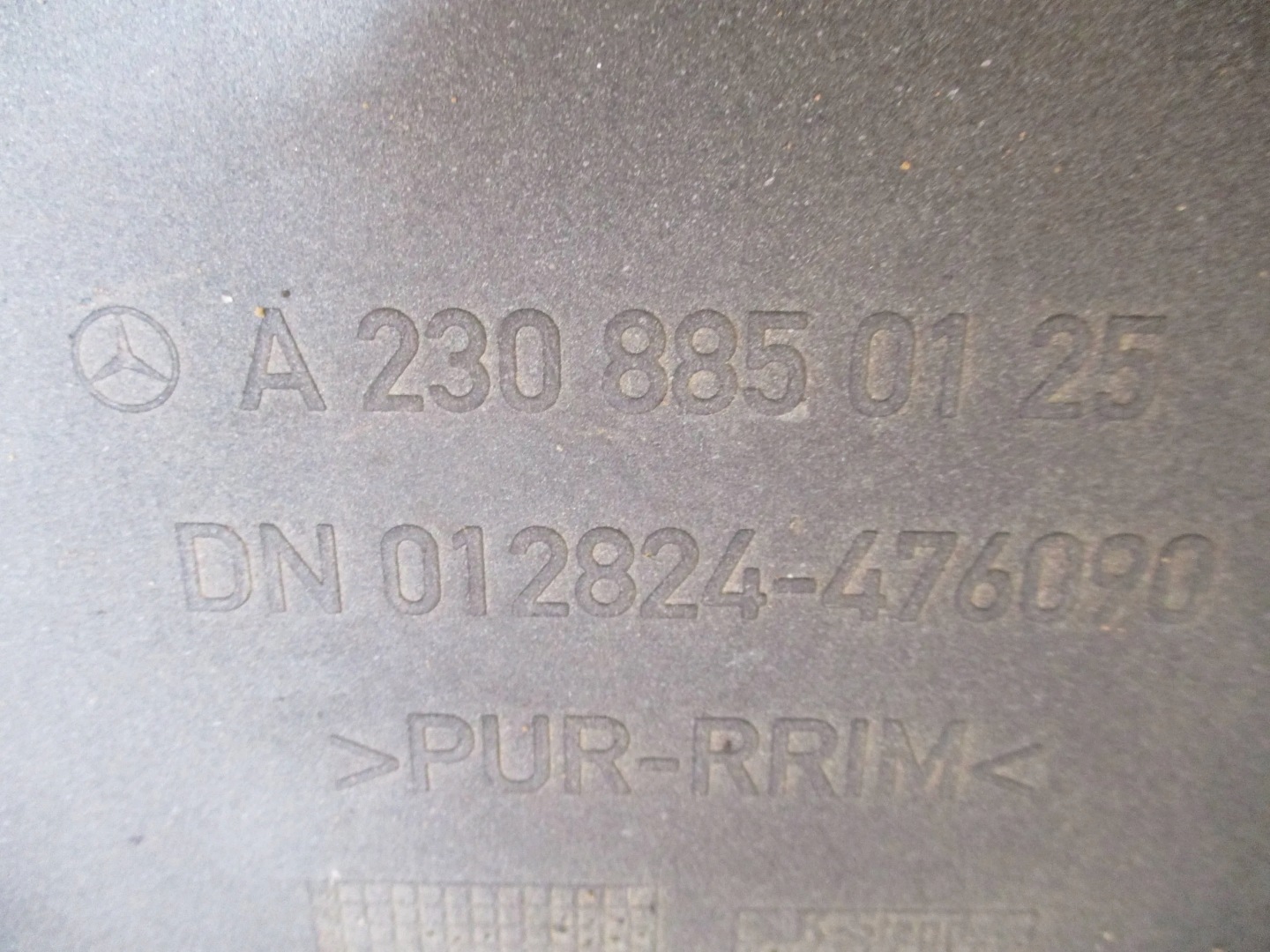 bumper rear part rear MERCEDES SL W230