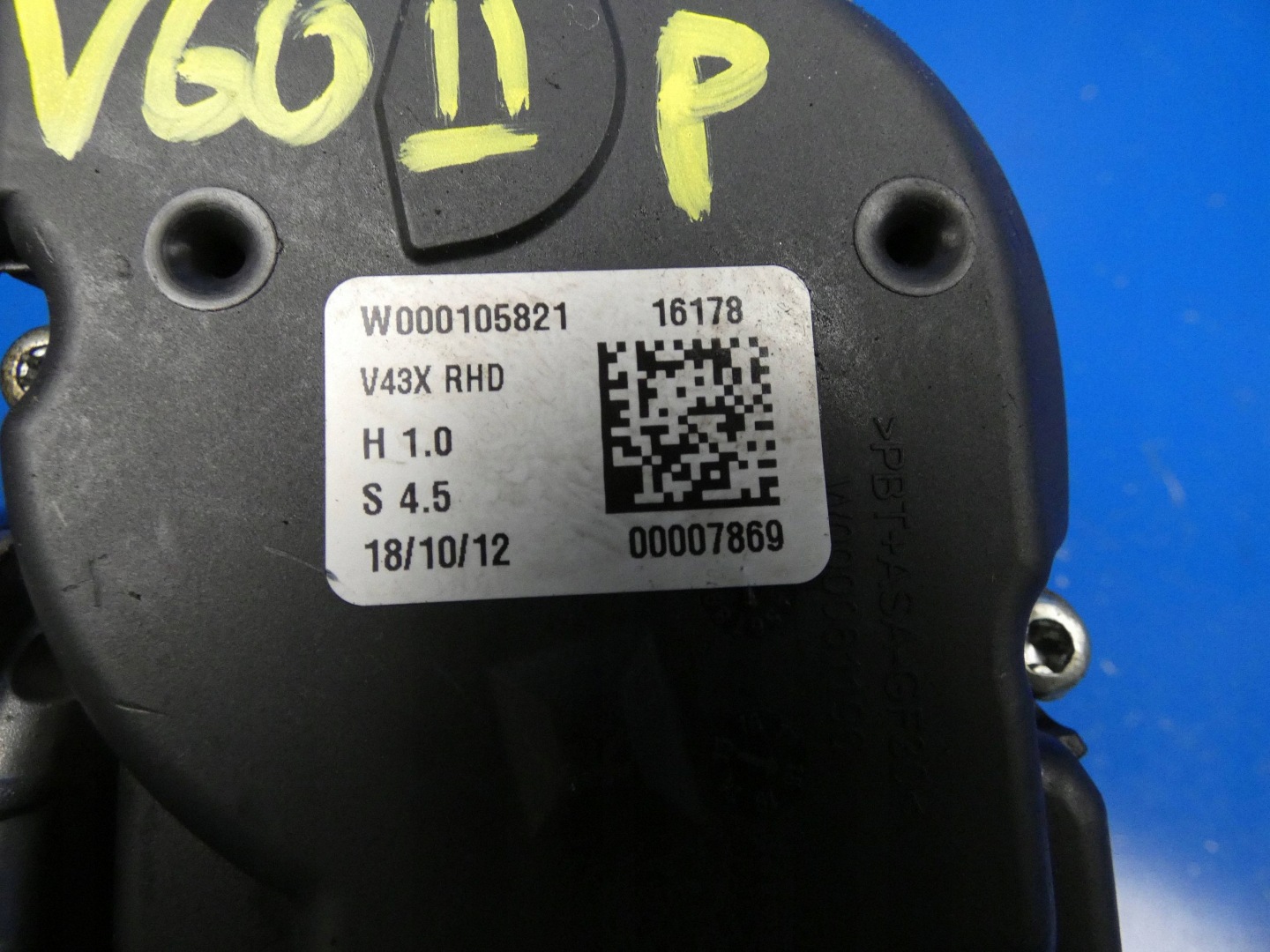 VOLVO V60 II S60 III 18- mini motor of wipers engine windows front right hand drive UK