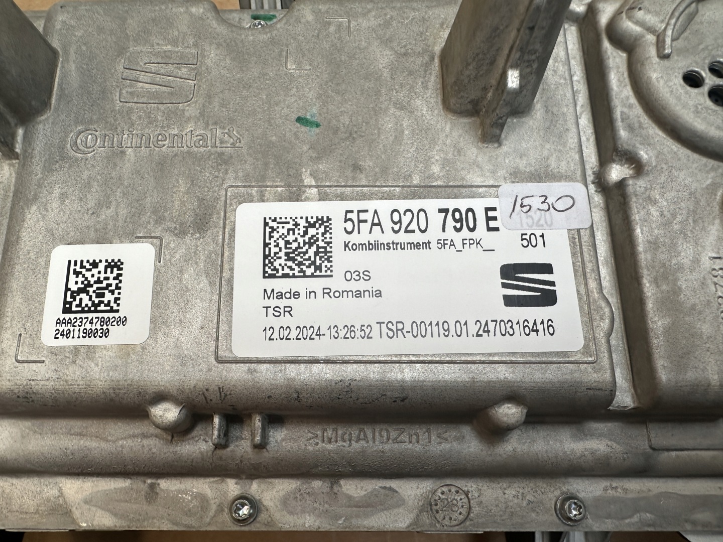 CUPRA FORMENTOR LEON dials dials VIRTUAL 5FA920790E
