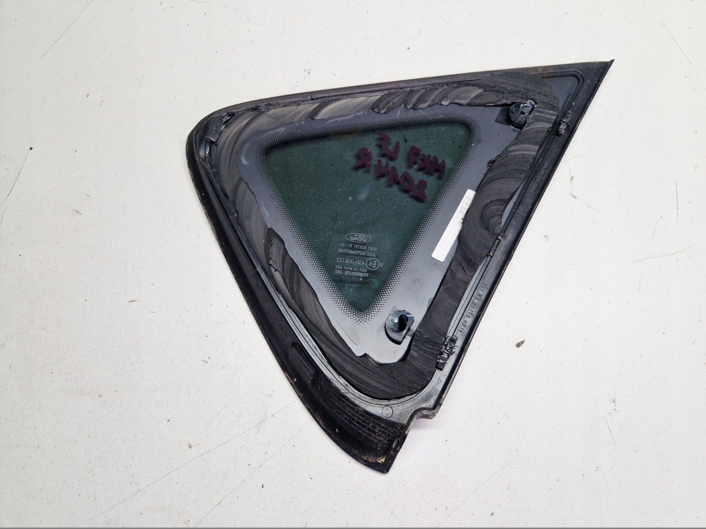 window side left rear part CHROM FORD FIESTA MK7 LF 2014 AE835829751