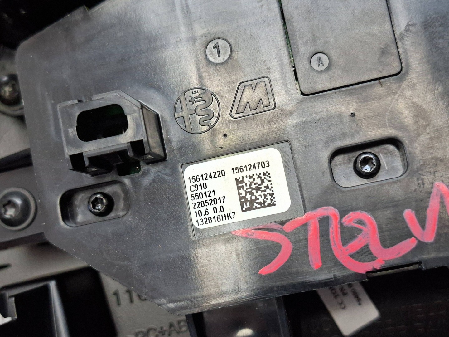 cover PANEL controls ALFA ROMEO STELVIO 16- 156130448