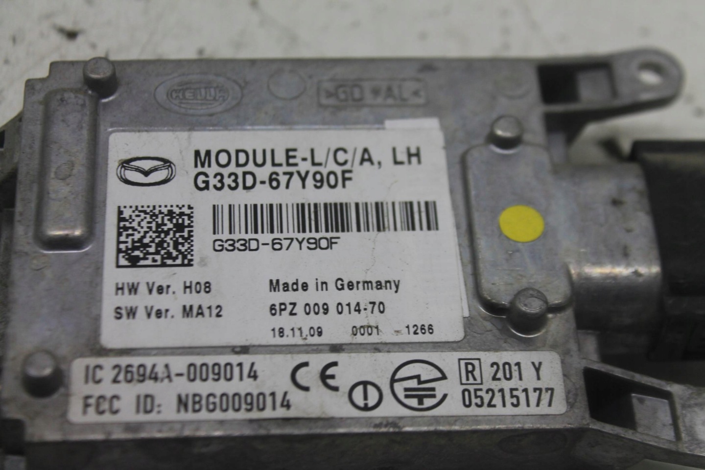 module MARTWEGO POLA left rear part MAZDA 3 MPS II BL 2.3T G33D-67Y90F
