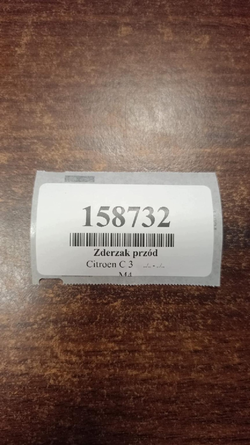 CITROEN C3 nárazník předek 9680072777