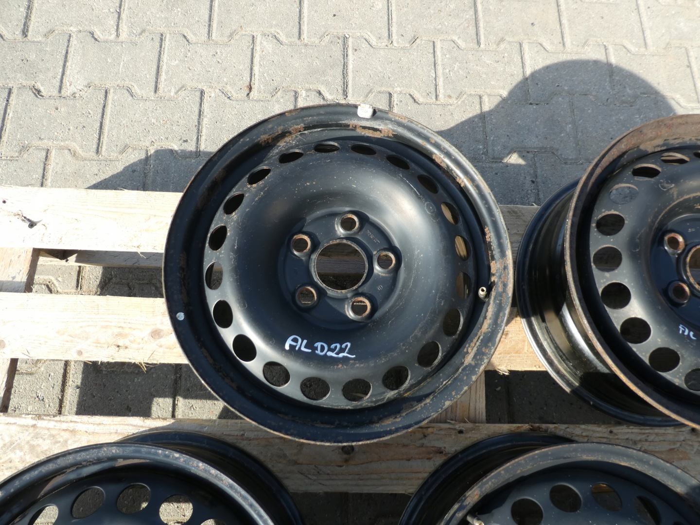 VW T5 CERCHI Ferro 7H0601027D 6.5JX16 ET51