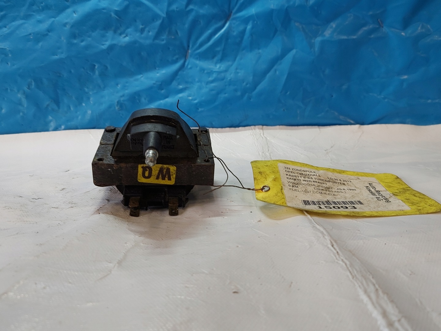 coil ignition OPEL KADETT 1.6 B DELCO REMY WQ
