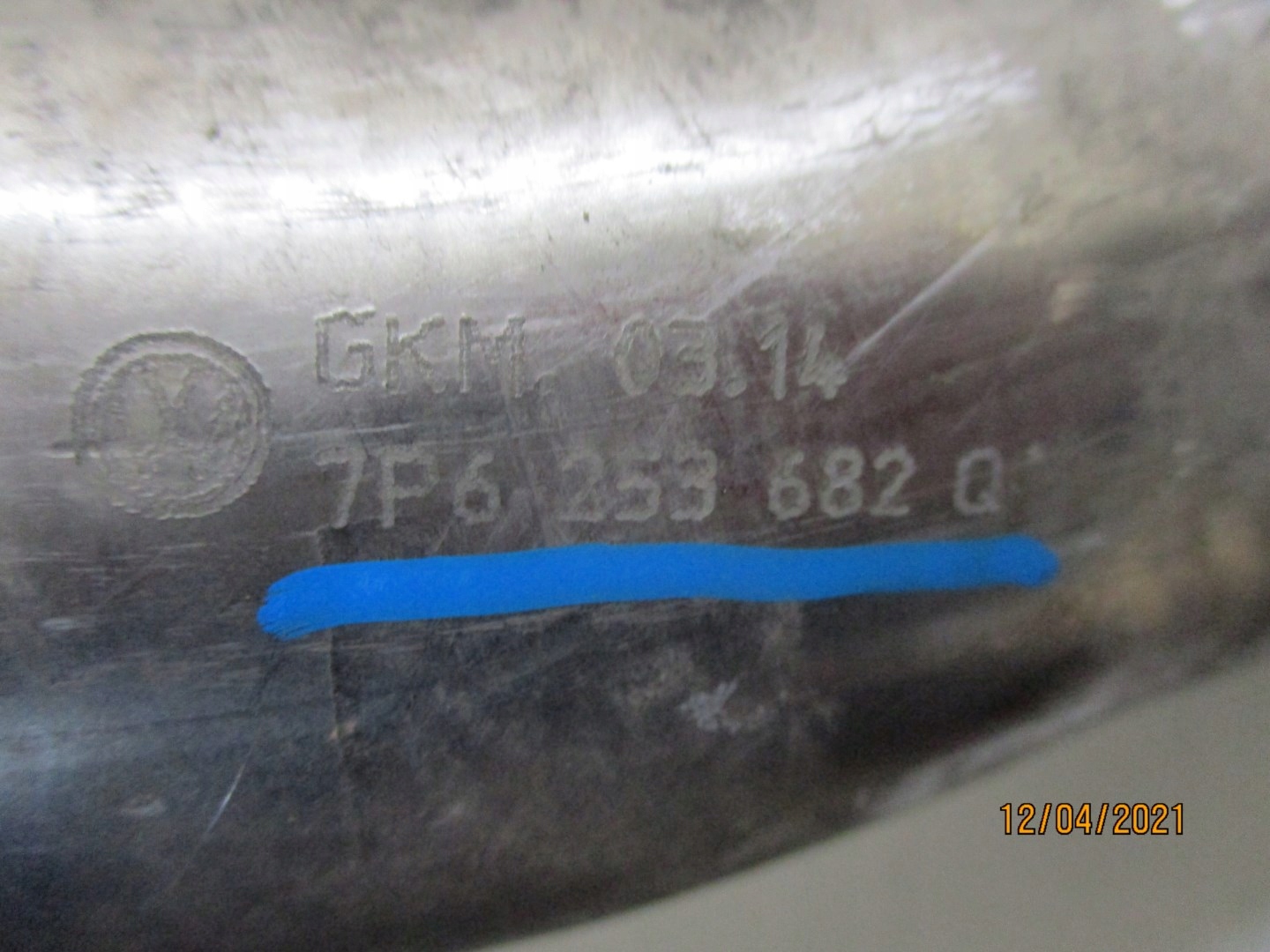 TERMINALE DELLO SCARICO 7P6 3,6I 7P6253682Q DESTRO