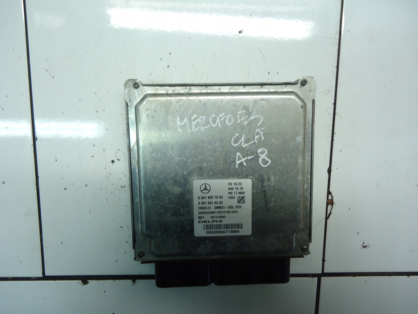 MERCEDES W176 W246 computer control unit of the engine A6519007003