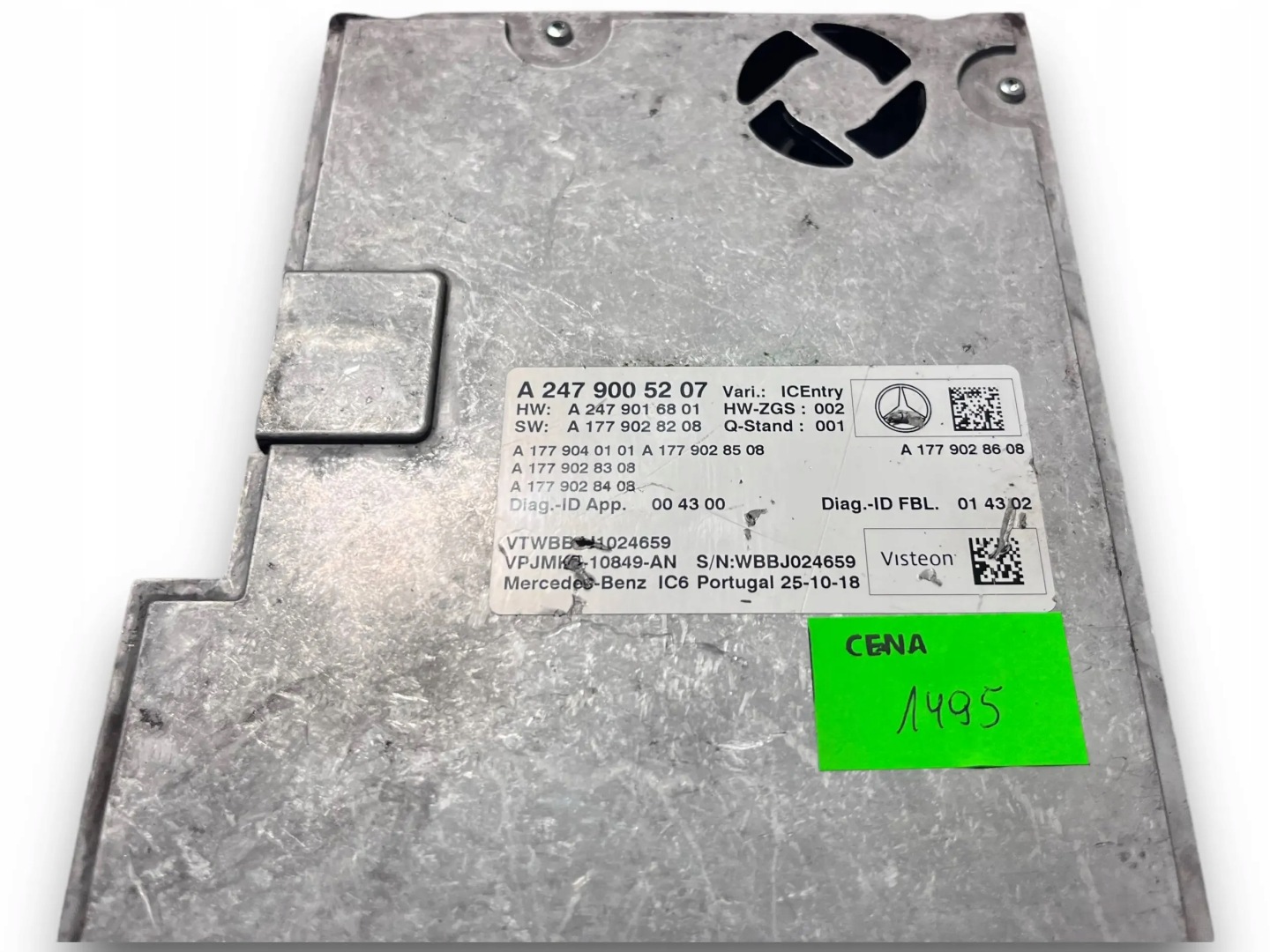 MERCEDES W247 Module Instruments tachymètre compte tours A2479005207 @M