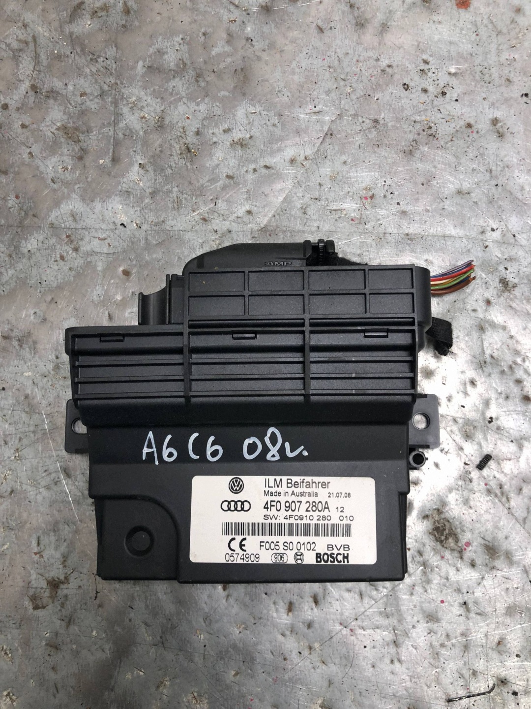modulo Centralina di tensione AUDI A6 C6 4F0907280A
