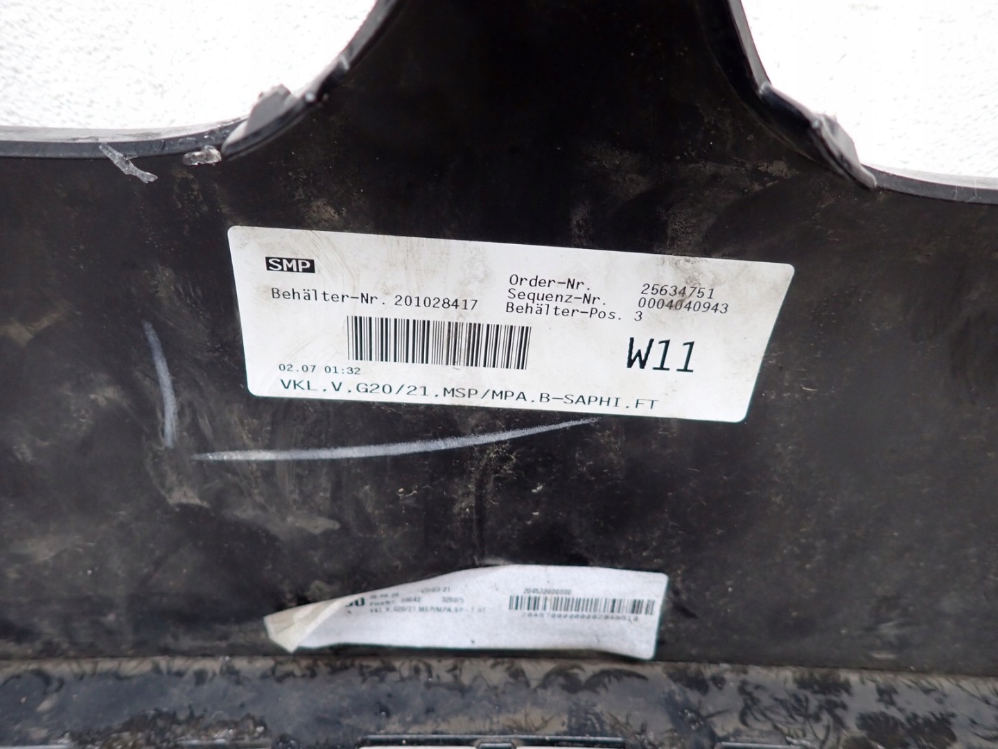 bumper front front BMW 3 III G20 G21 M PAKIET 2018-2022R