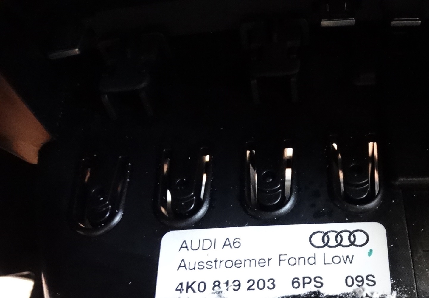 IDEALNA grid air conditioning devices rear AUDI A6 A7 C8 1