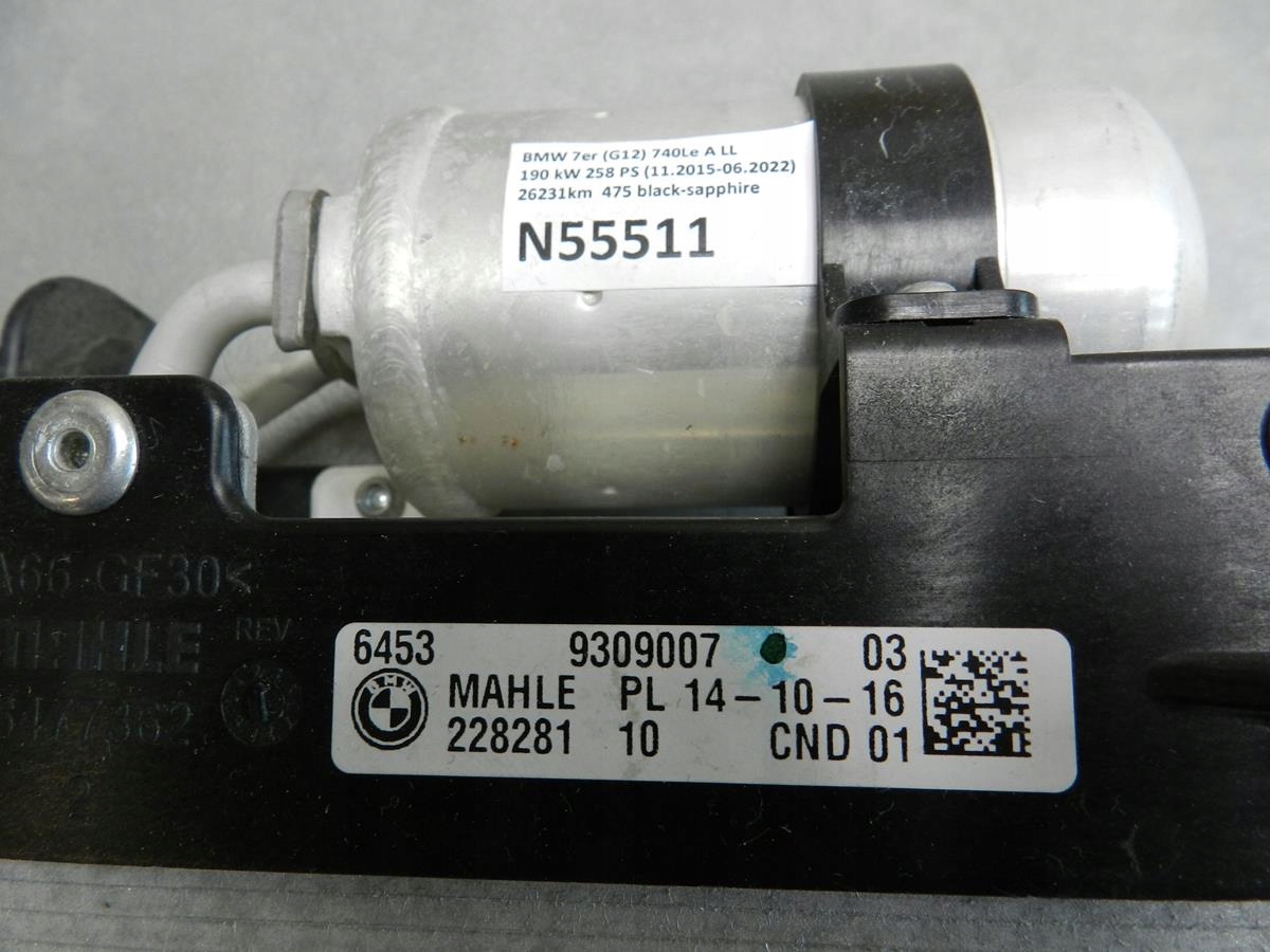 BMW 7 G12 KONDENSATOR klimaanlage 9309007