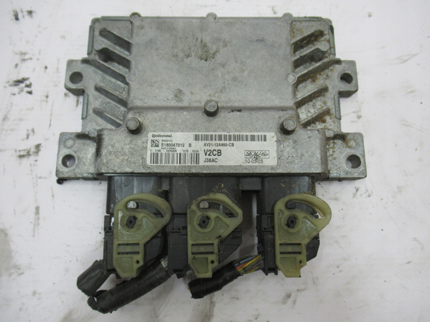 computer control unit of the engine FORD FIESTA MK7 1.25