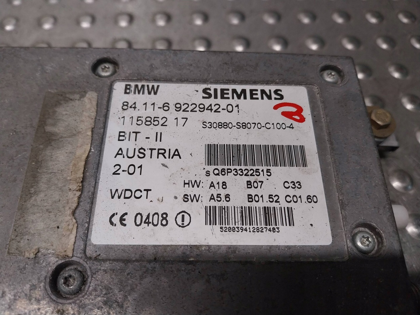 module control unit TELEFONU 6922942 BMW E46 E39 E38 X5 E53