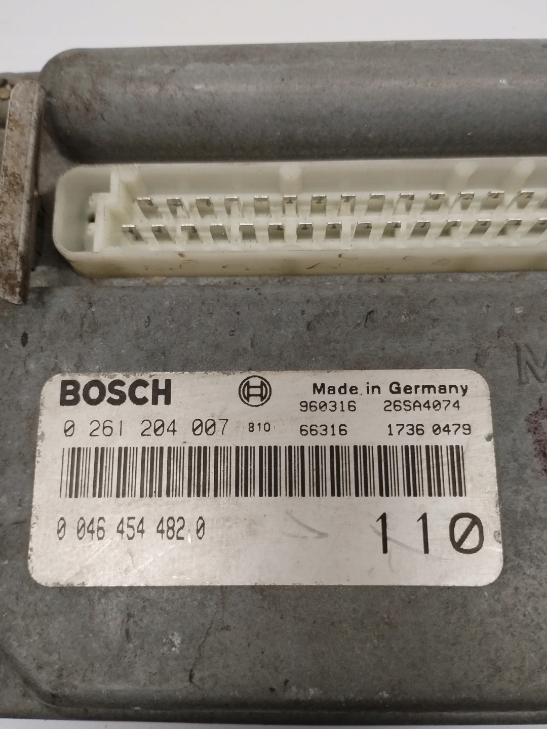 computer control unit of the engine Fiat Bravo 0261204007