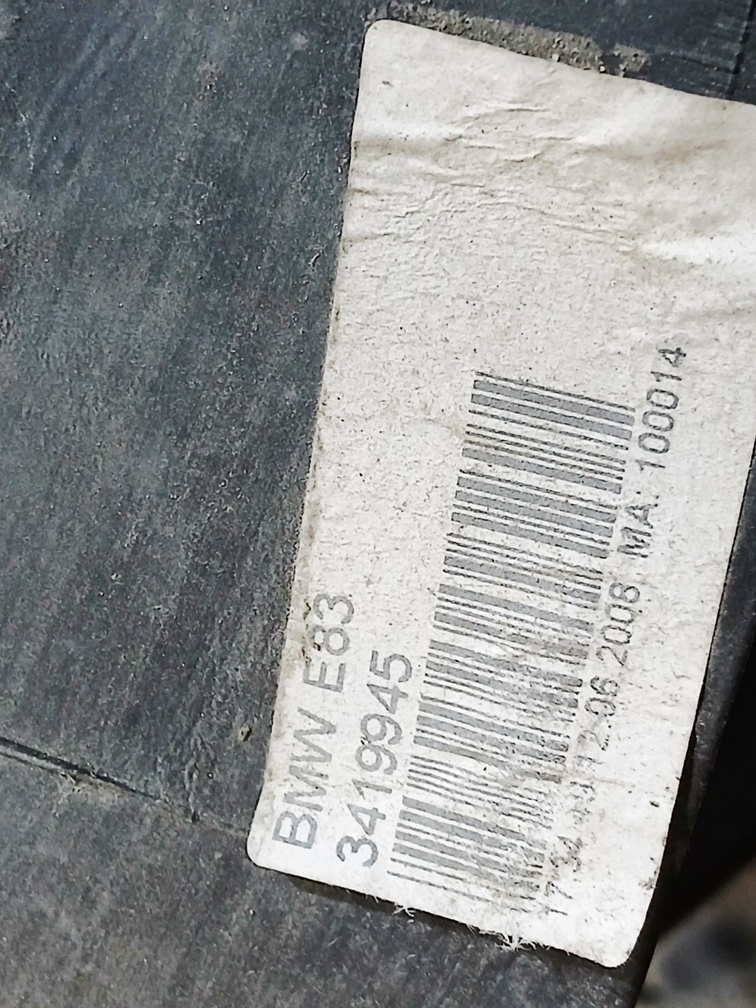 příčka, stěna přední BMW X3 E83 306D3 LCI OE (0006220)