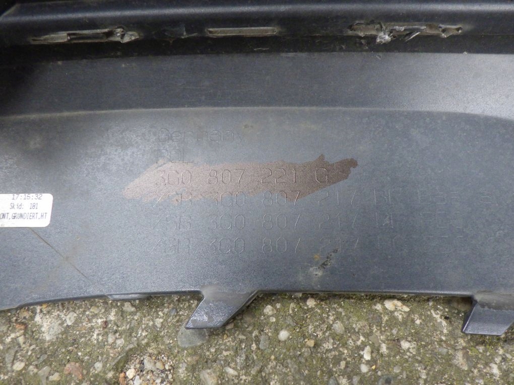 VW PASSAT B8 LIFT R LINE GTE 19- front bumper