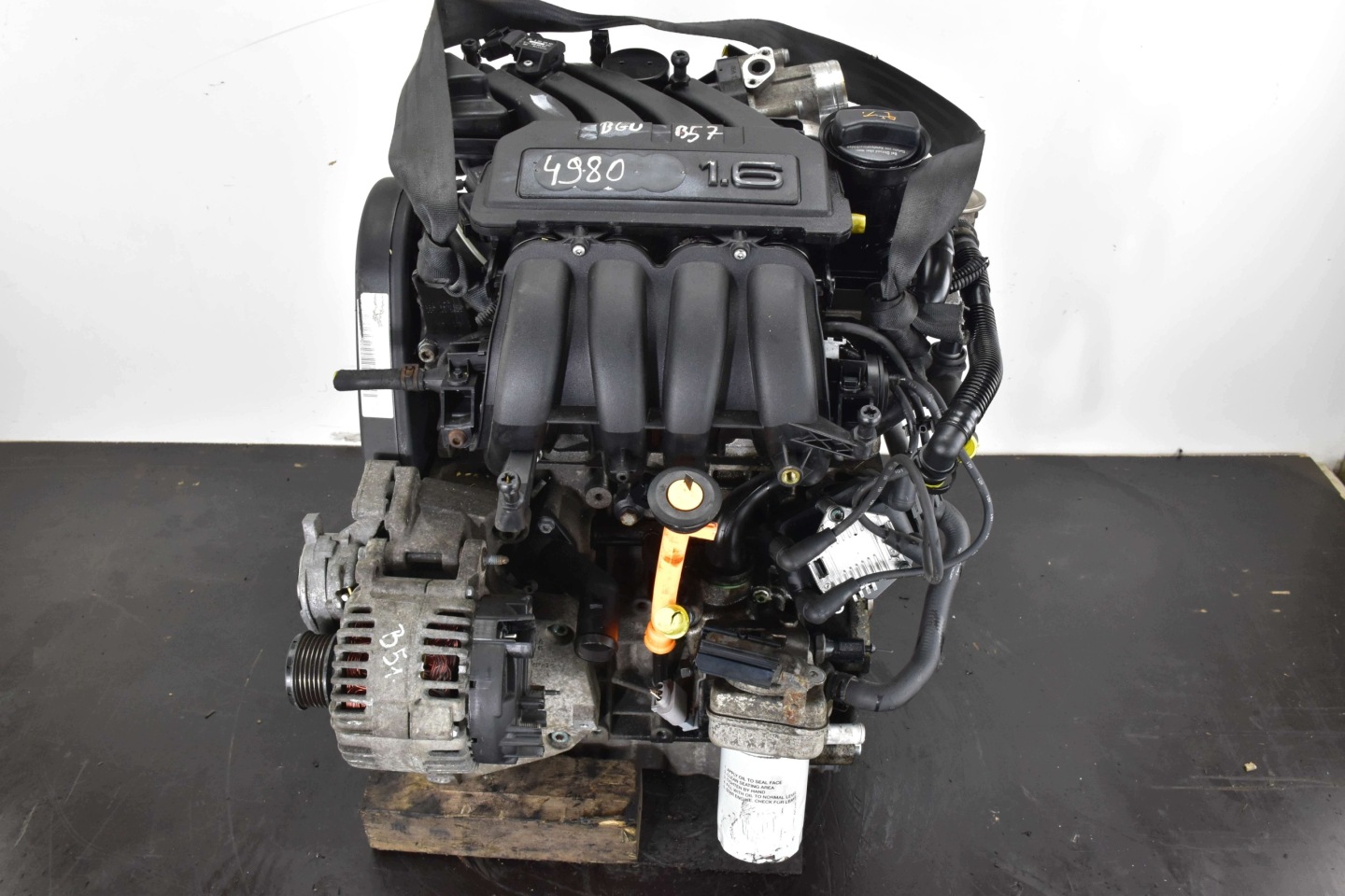 Motor OCTAVIA II PASSAT B6 LEON CADDY III GOLF V VI 1.6 BSE BGU @KOMPRESJA