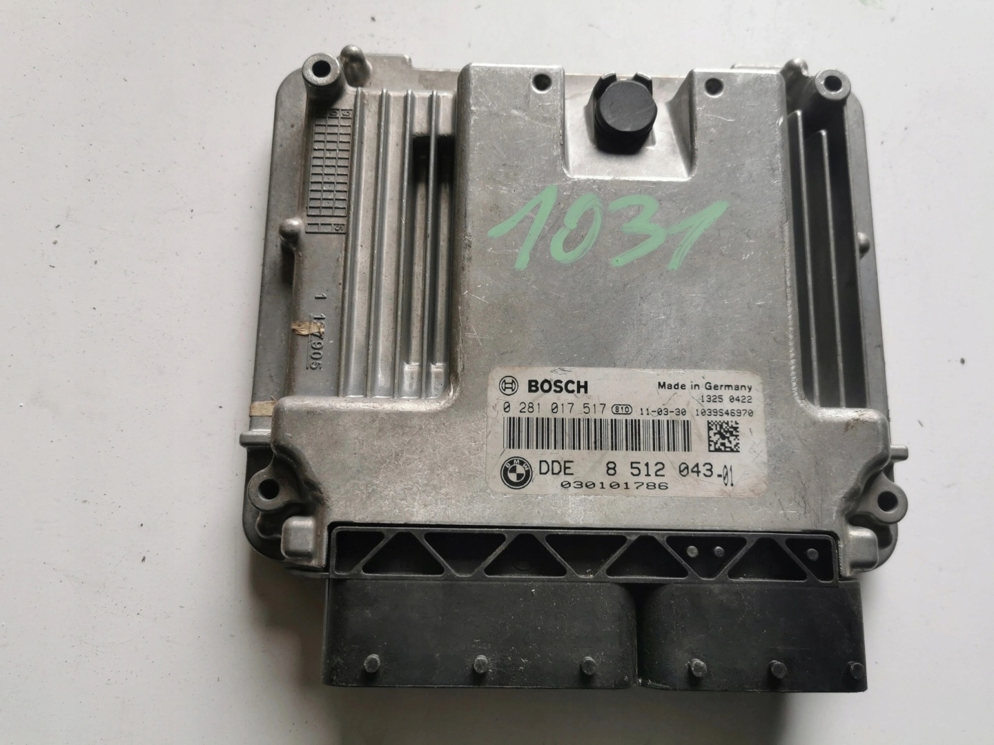 BMW 3 2.0D 0281017517 8512043-01 Computer ECU ORYG