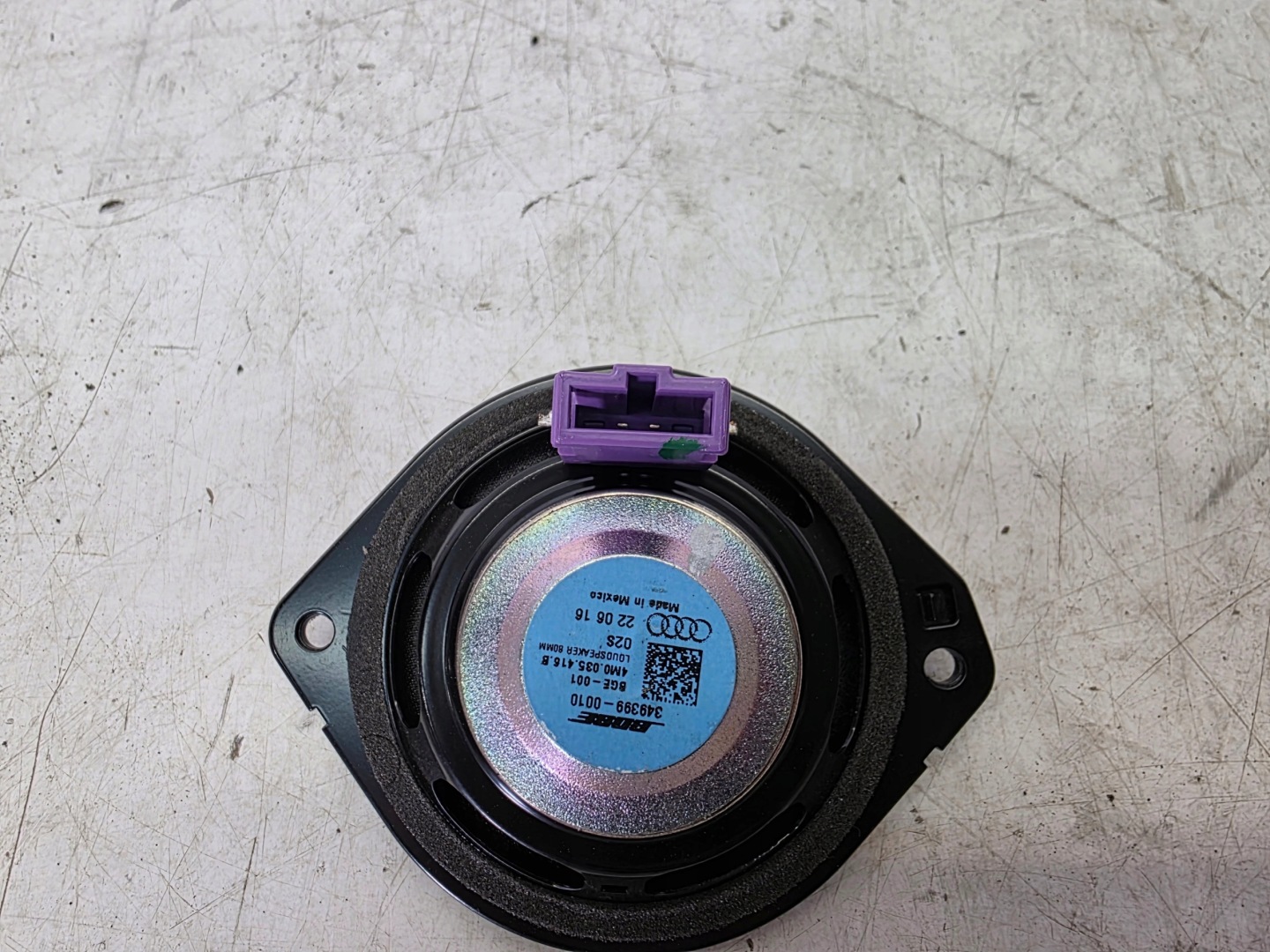 hangszóró KOKPITU DESKI AUDI Q7 4M 4M0035416B