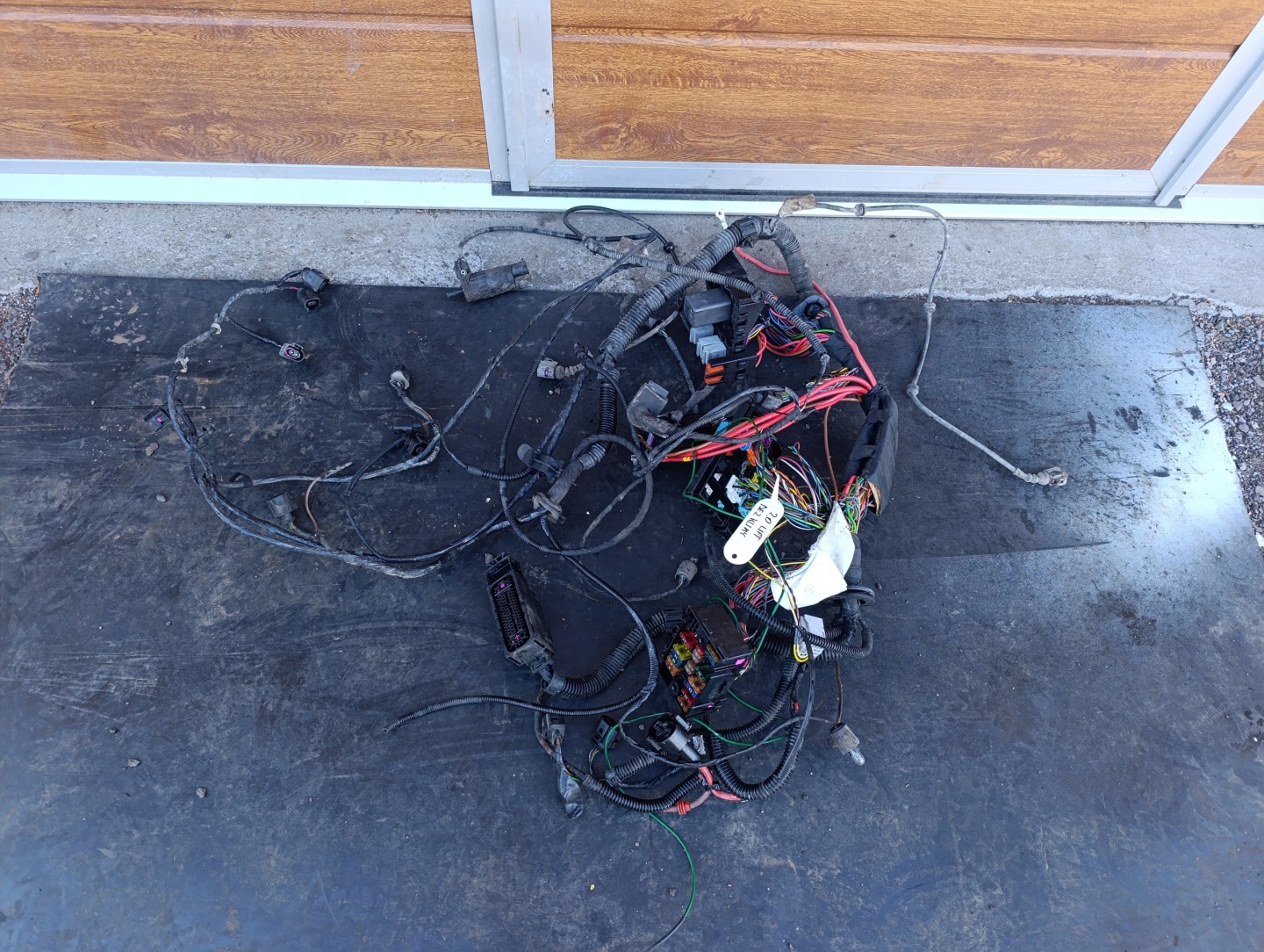 VW T5 LIFT 2.0 wiring bundle KOMORY of the engine under the window