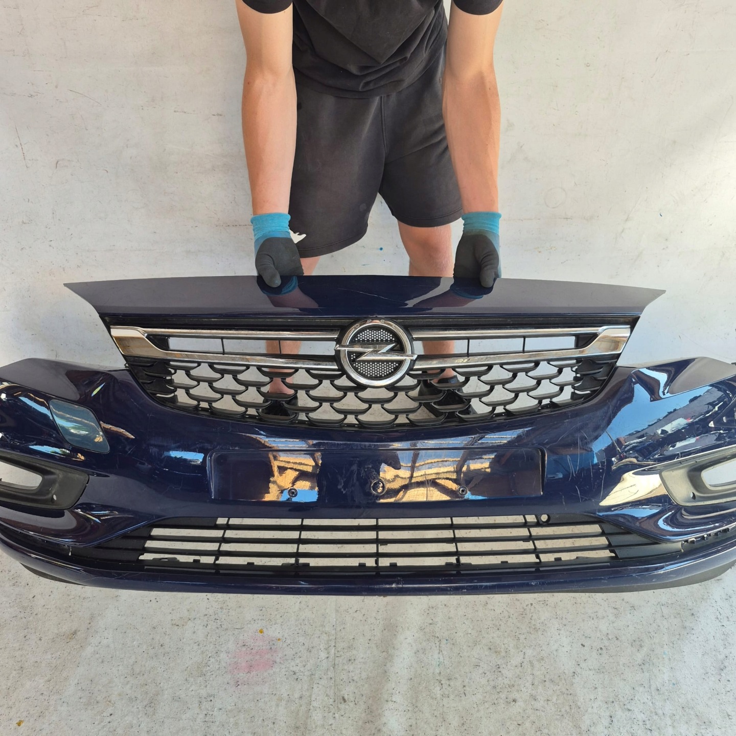 OPEL ASTRA K V 15-19 bumper front front PDC
