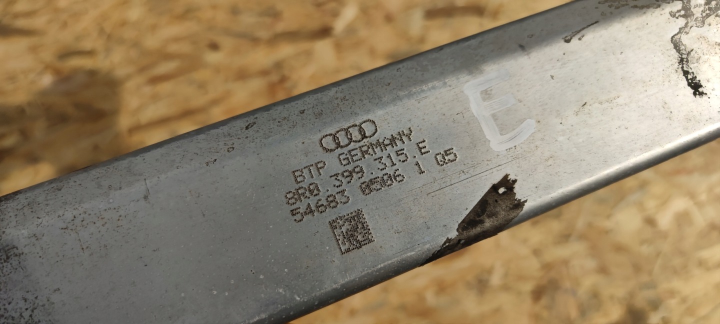 TRAWERS axle beam subframe front AUDI Q5 8R 8R0399315E