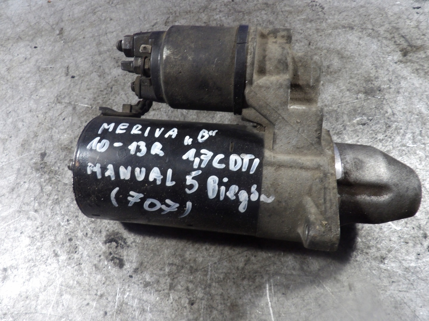 Opel Meriva B starter 1,7CDTI