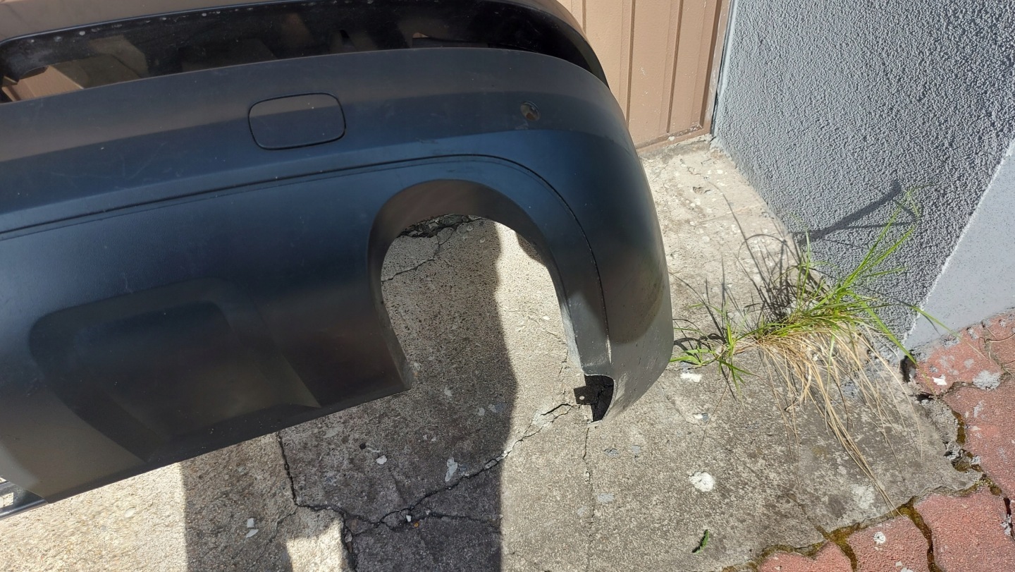 bumper rear part rear AUDI Q7 4L 05-15 PDC