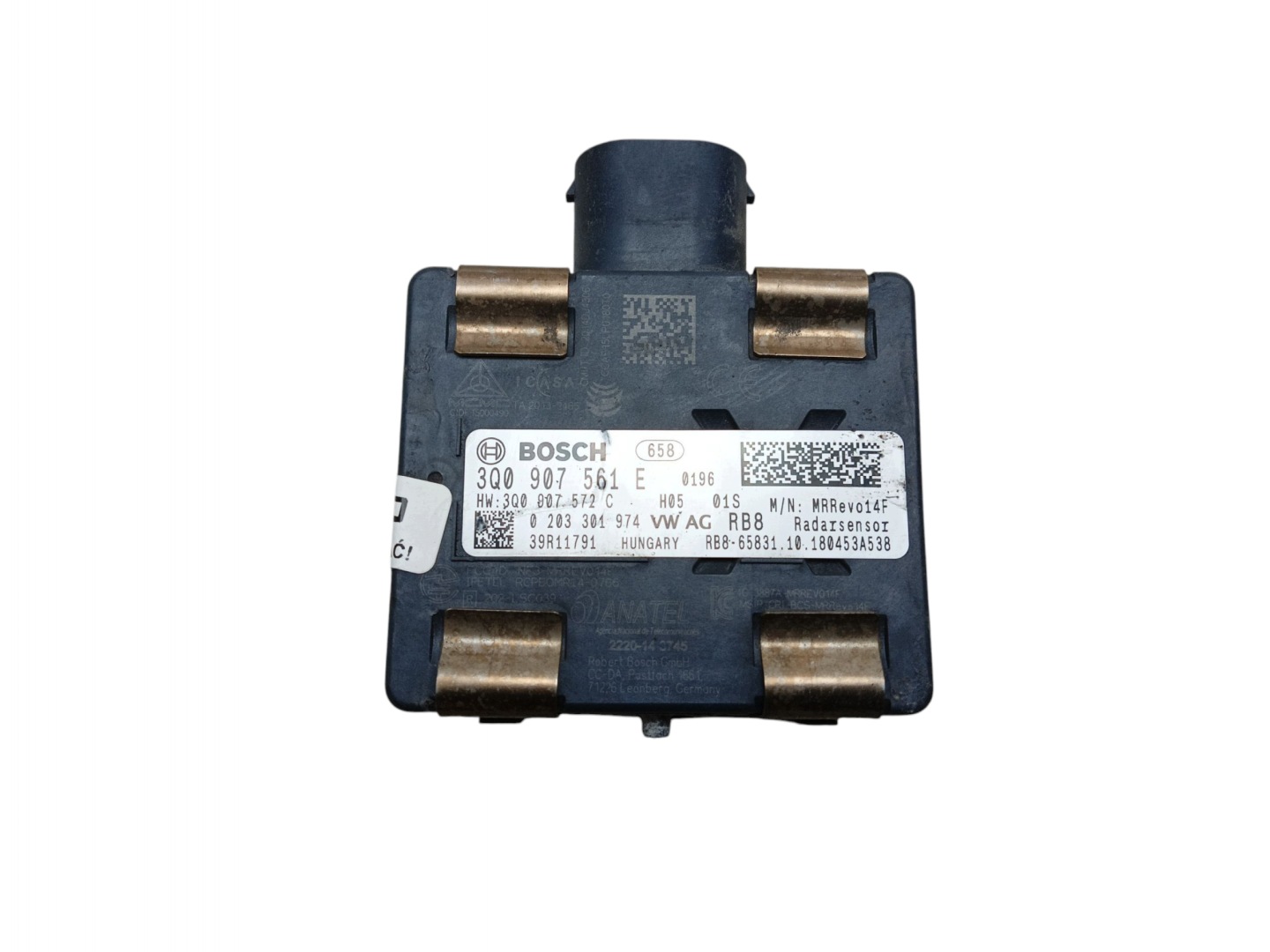 RADAR sensor ACC DISTRONIC VW PASSAT B8 ARTEON TIGUAN II KODIAQ 3Q0907561E