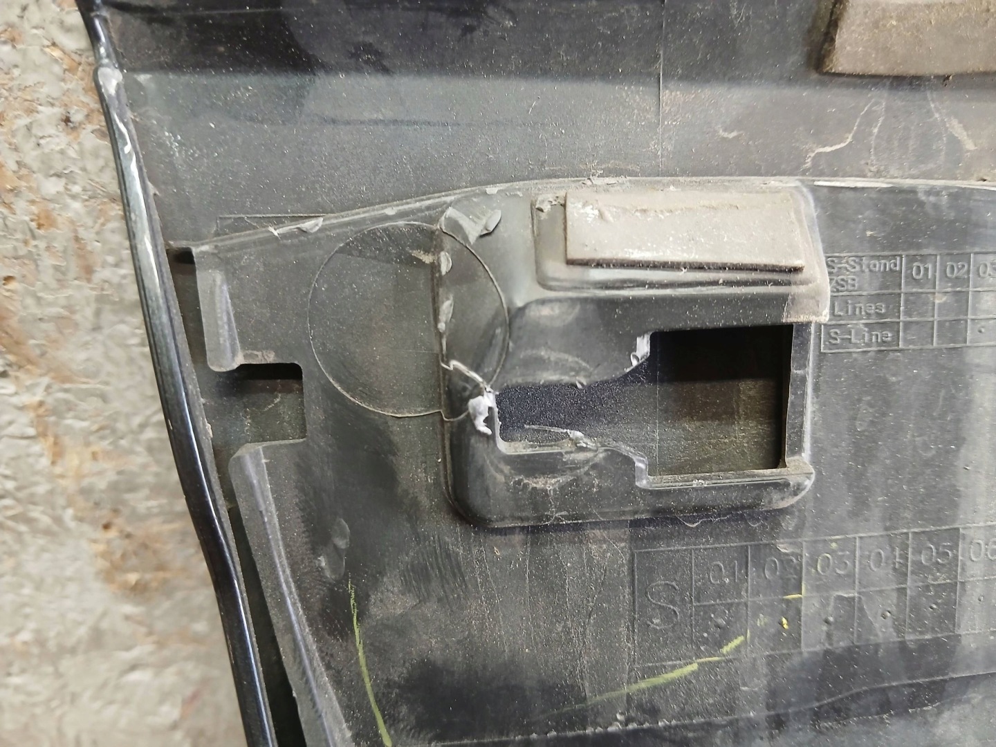 door moulding cap left rear part AUDI Q3 83A 83A853969A