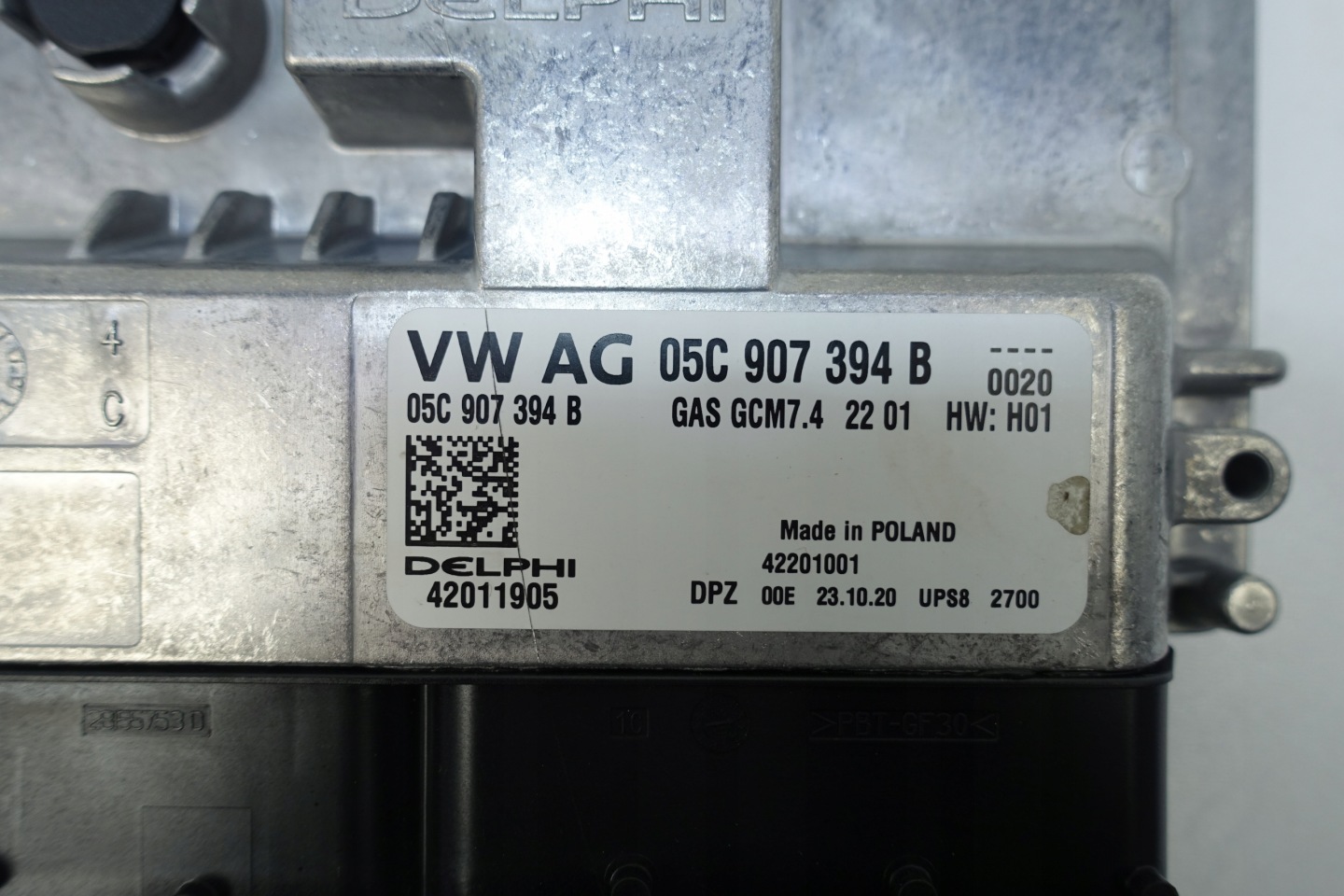module computer control unit of the engine 05C907394B