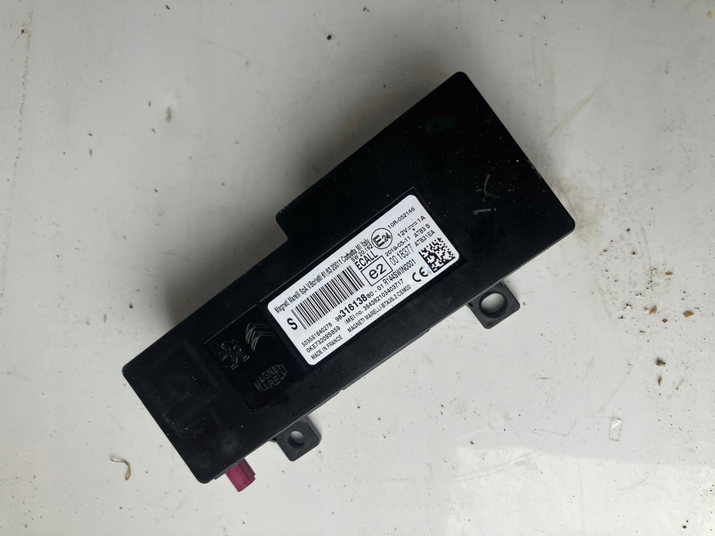 module BLUETOOTH CITROEN C3 AIRCROSS 9831613880
