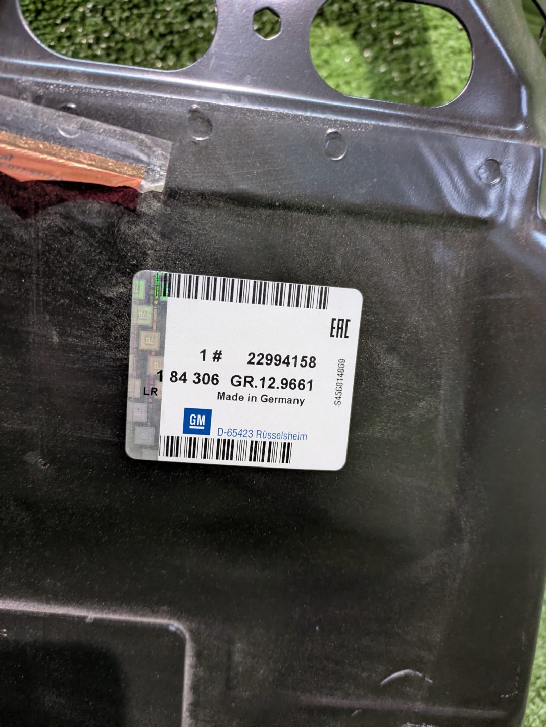 rear panel rear part OPEL INSIGNIA A HB NR.92