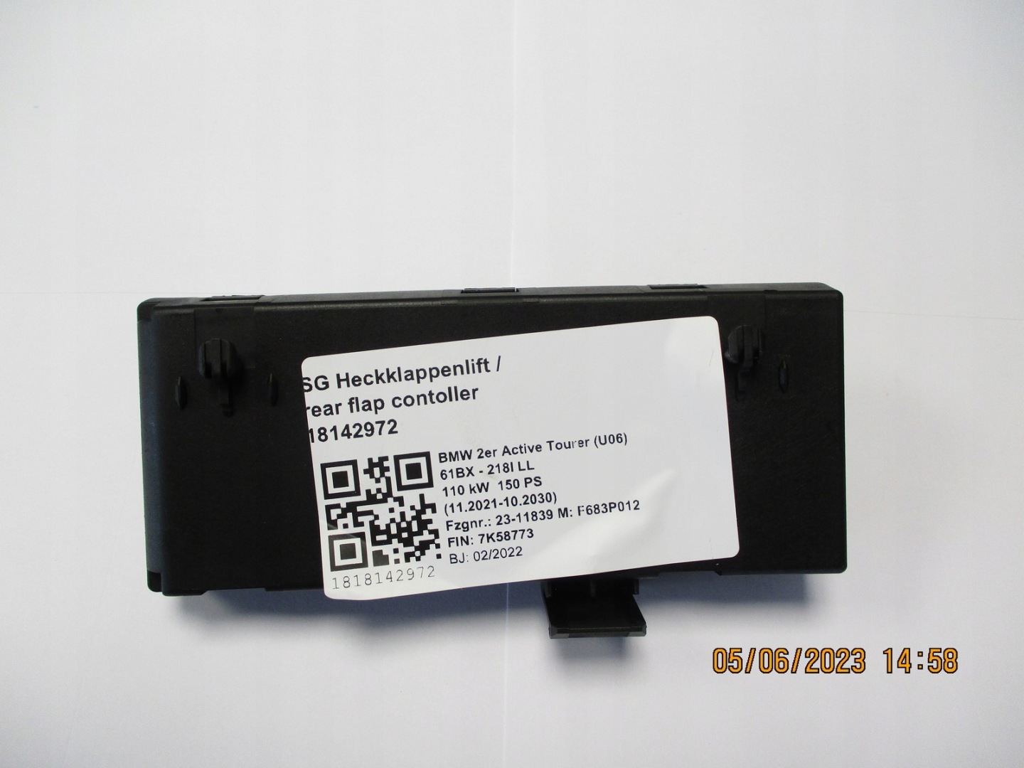 modul Bedienteil heckklappe BMW 2 U06 5A53D08
